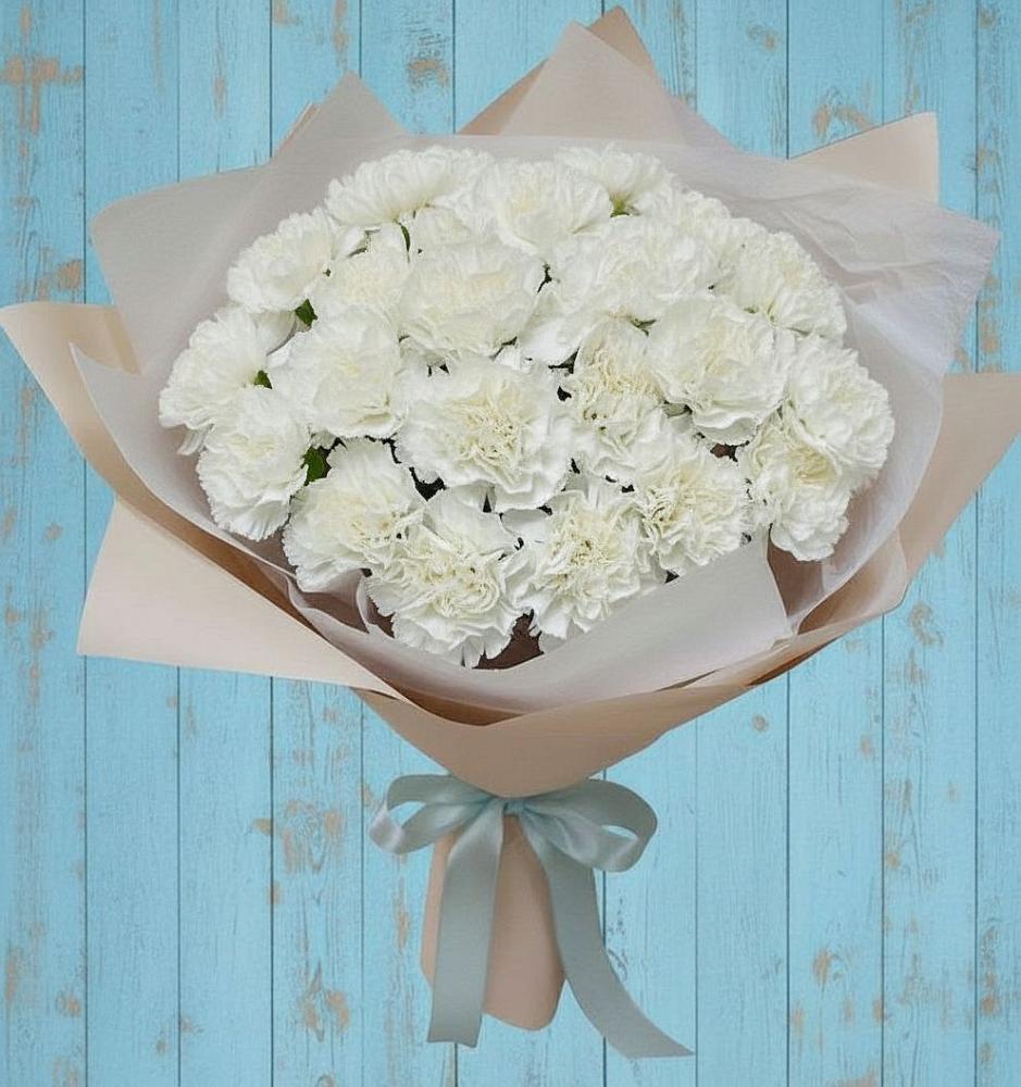 Букет цветов из: Гвоздики в Цимлянске