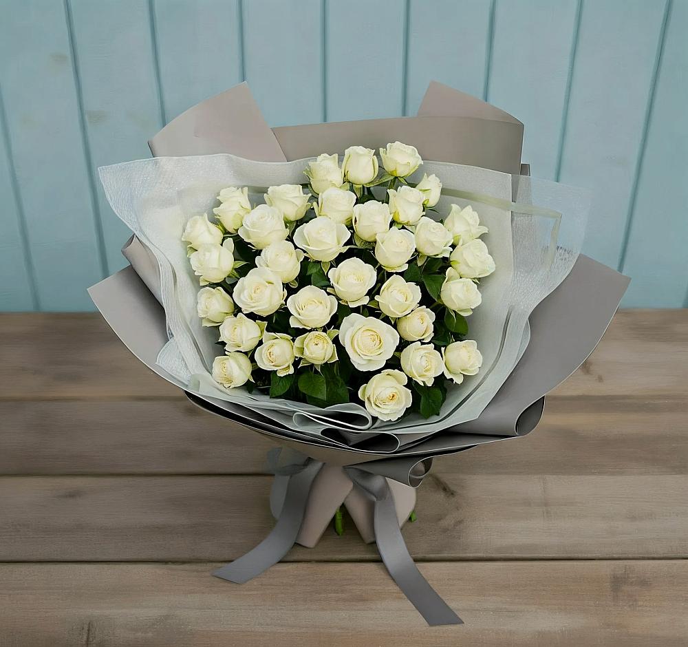 Букет Белоснежная нежность в Цимлянске