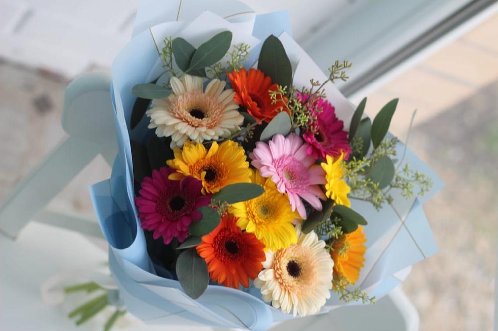 Букет цветов из: Герберы в Цимлянске