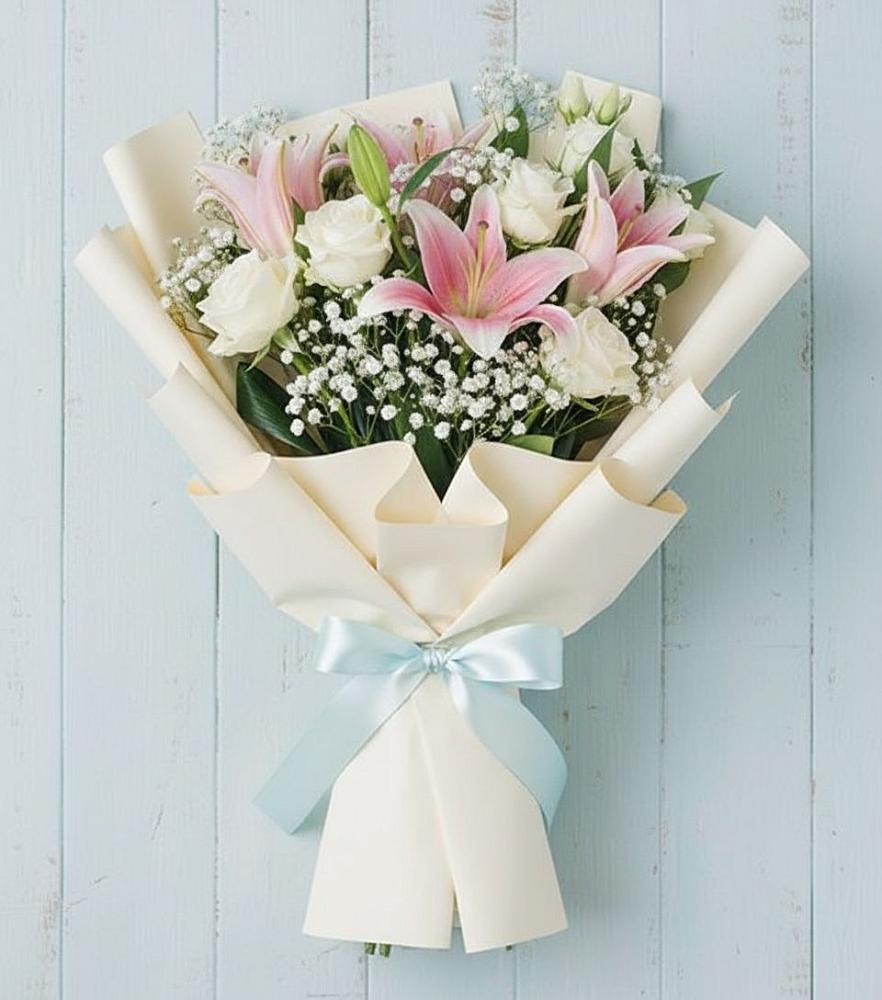 Букет цветов из: Лилии в Цимлянске