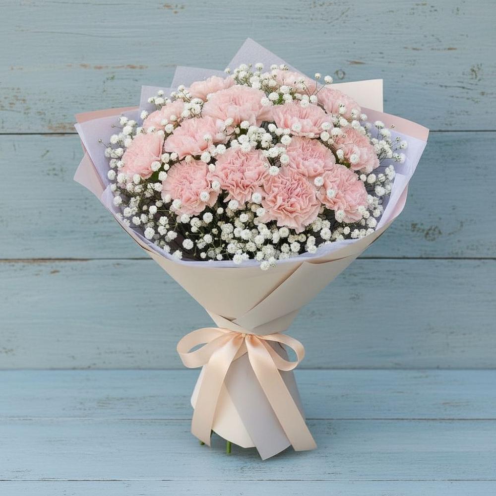 Букет цветов из: Гвоздики в Цимлянске