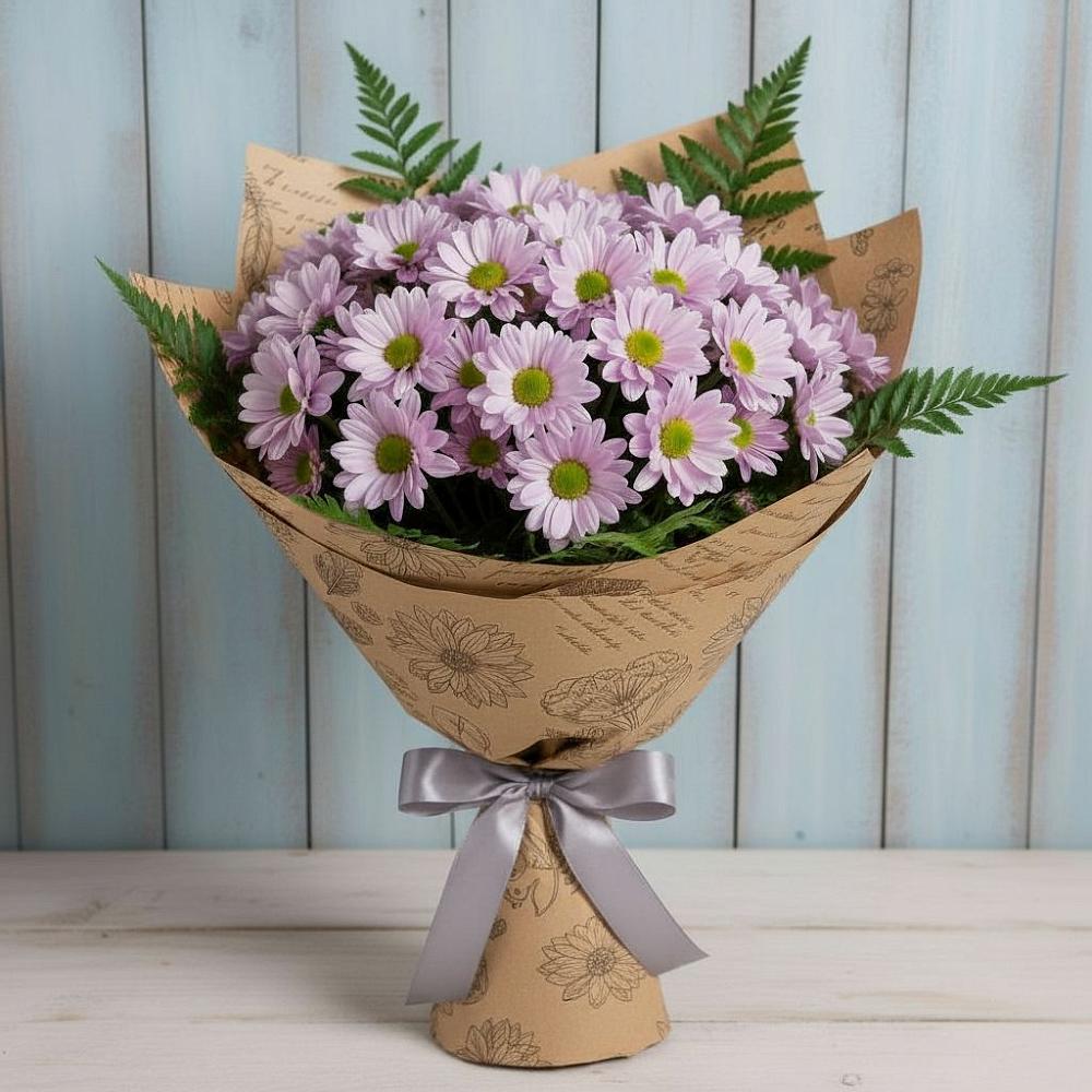 Букет цветов из: Хризантемы в Цимлянске
