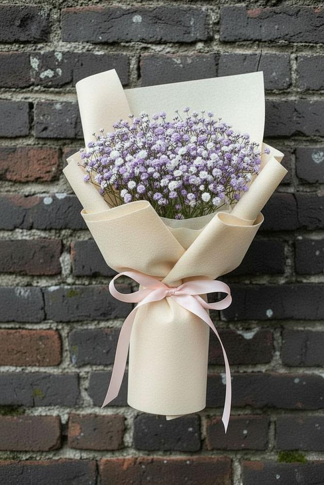 Букет цветов из: Гипсофила в Цимлянске