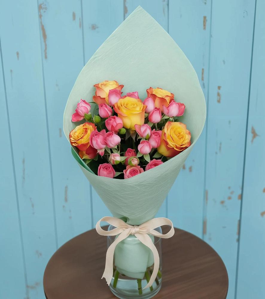 Букет цветов из: Розы в Цимлянске