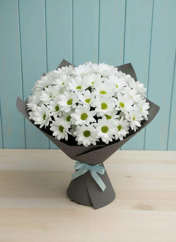 Букет цветов из: Хризантемы в Цимлянске