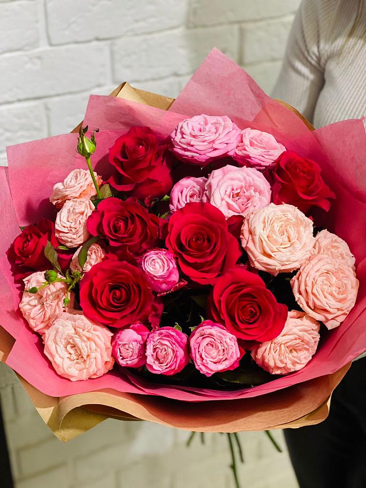 Букет цветов из: Розы в Цимлянске