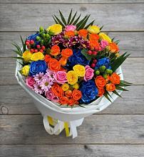 Букет цветов из:  Розы и Хризантемы в Цимлянске