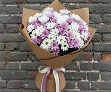 Букет цветов из:  Хризантемы #REPLACE_PRED# Цимлянске