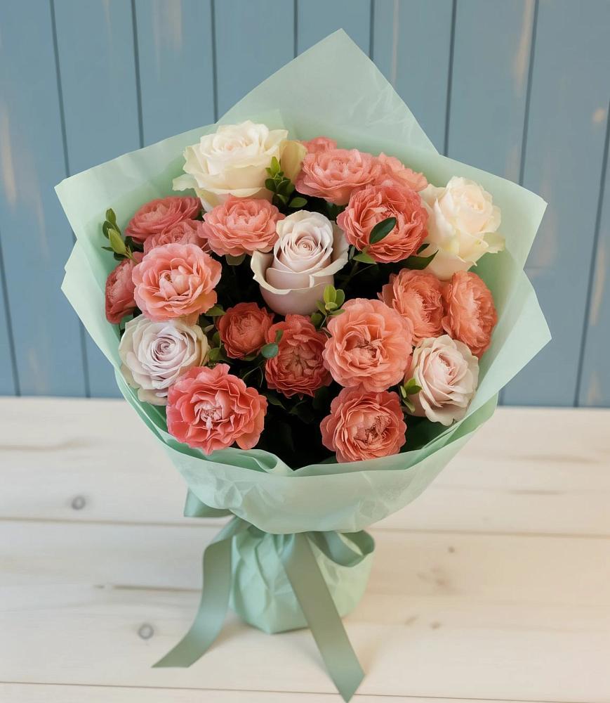 Букет цветов из: Розы в Цимлянске