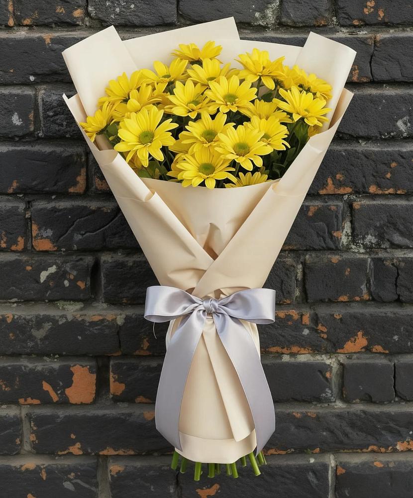 Букет цветов из: Хризантемы в Цимлянске