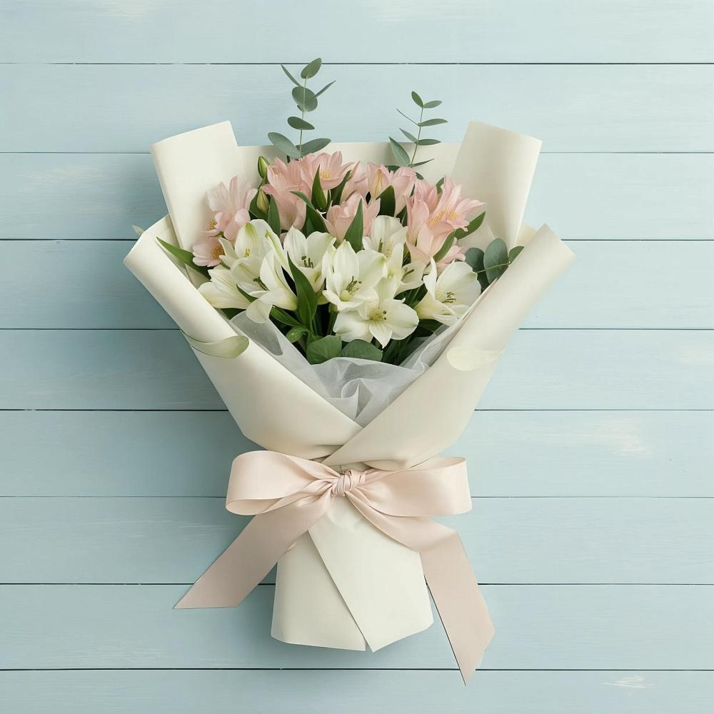 Букет цветов из: Альстромерии в Цимлянске