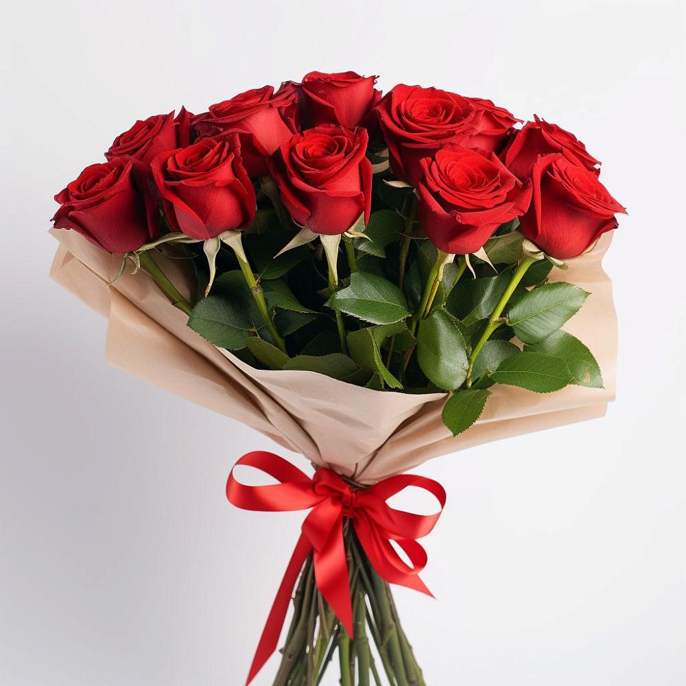 Букет 11 Красных роз Эдлесс Лав в Цимлянске
